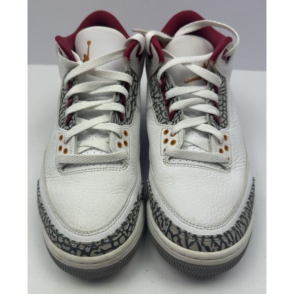 Air Jordan 3 Cardinal Red Men's Size 8.5 *Some Wear And Scuffs* - Picture 3 of 15